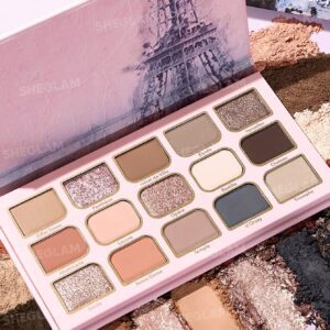 پالت سایه 15 رنگ شیگلم